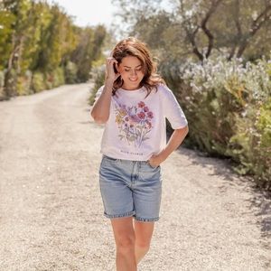 Jillian Harris x Joe Fresh Wild Flower Graphic Tee